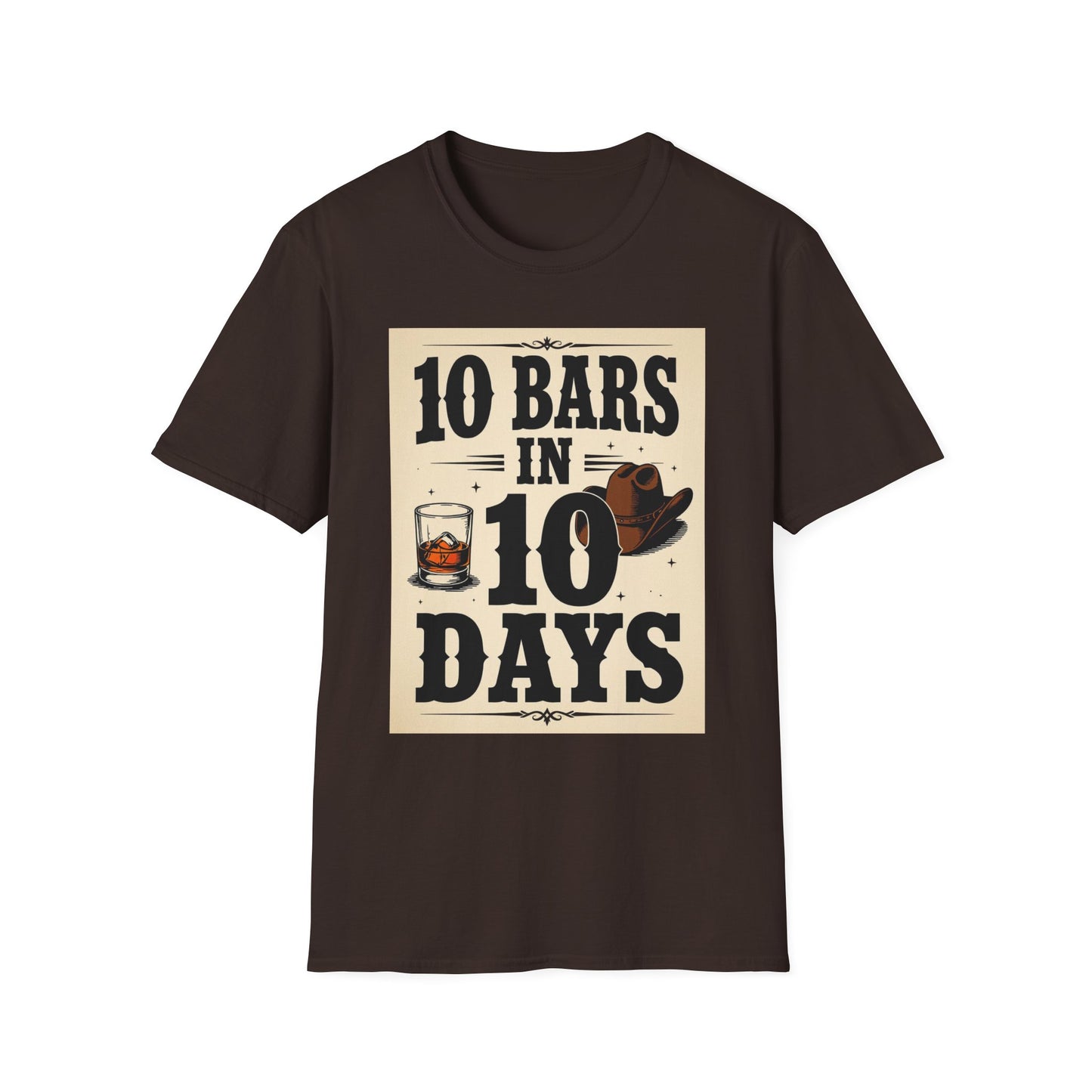 10 bars In 10 Days Western Boho, Unisex T-Shirt,