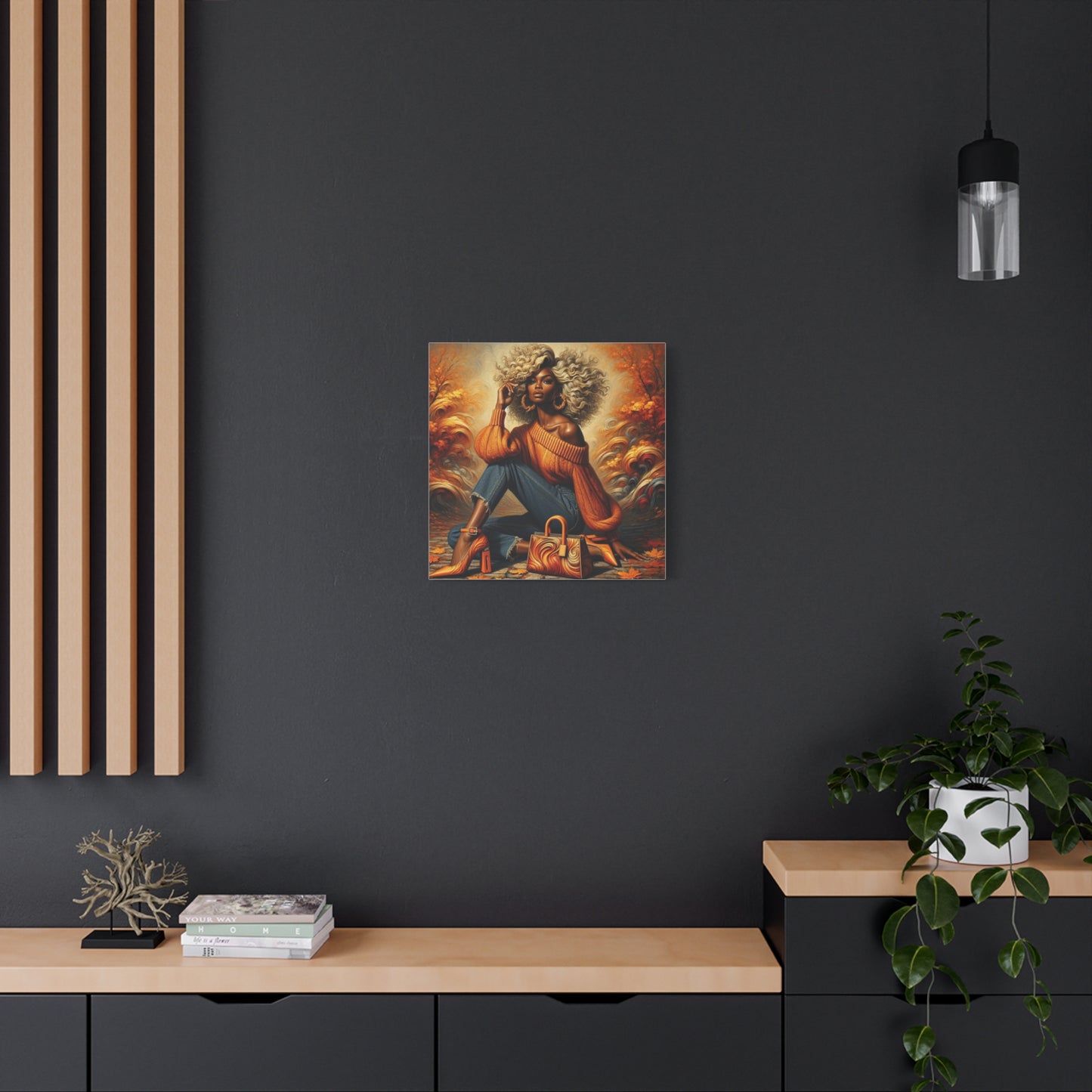 Beautiful Black Woman Canvas Art