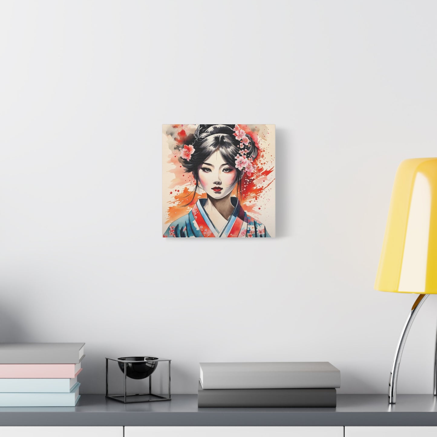 Geisha Asian Abstract Art