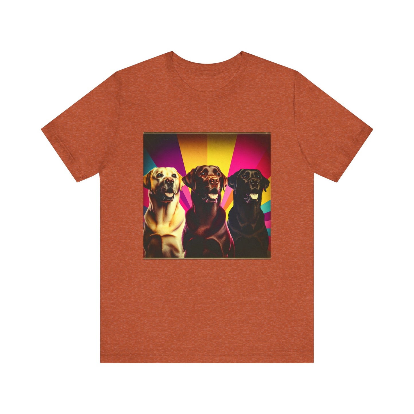 Retro Colorful Labrador Retrievers Tee - Unisex Shirt