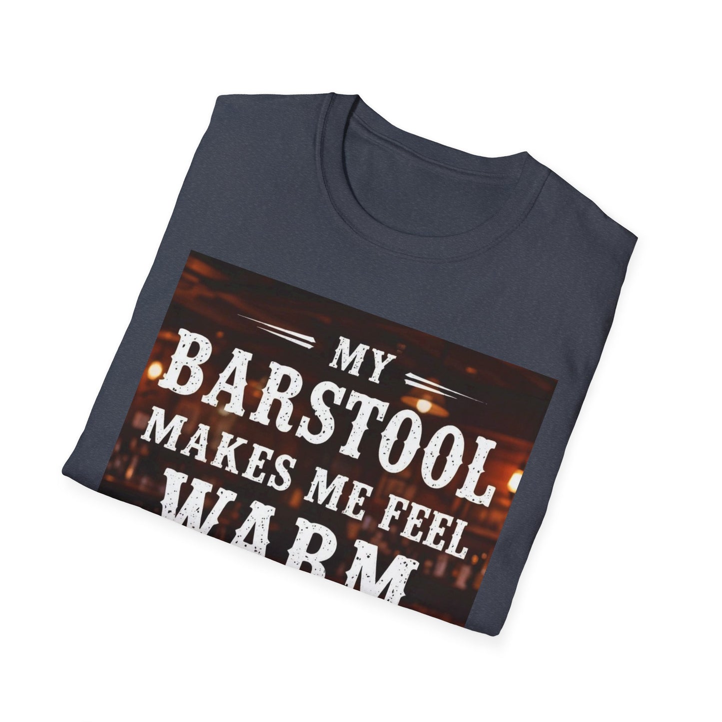 My Barstool Makes Me Feel Warm and Safe Western Boho, Unisex T-Shirt,