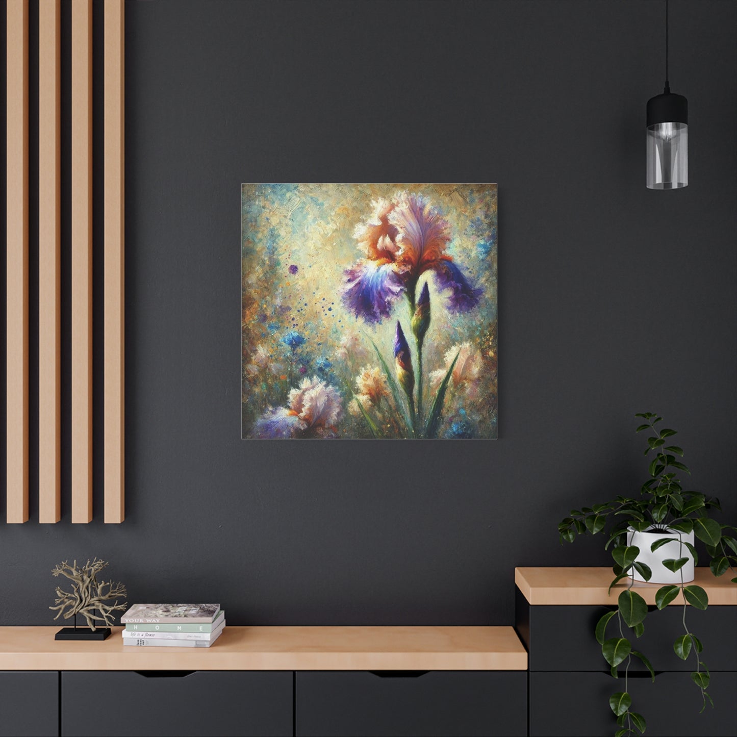 Canvas Print - Iris for Celebration Wall Art