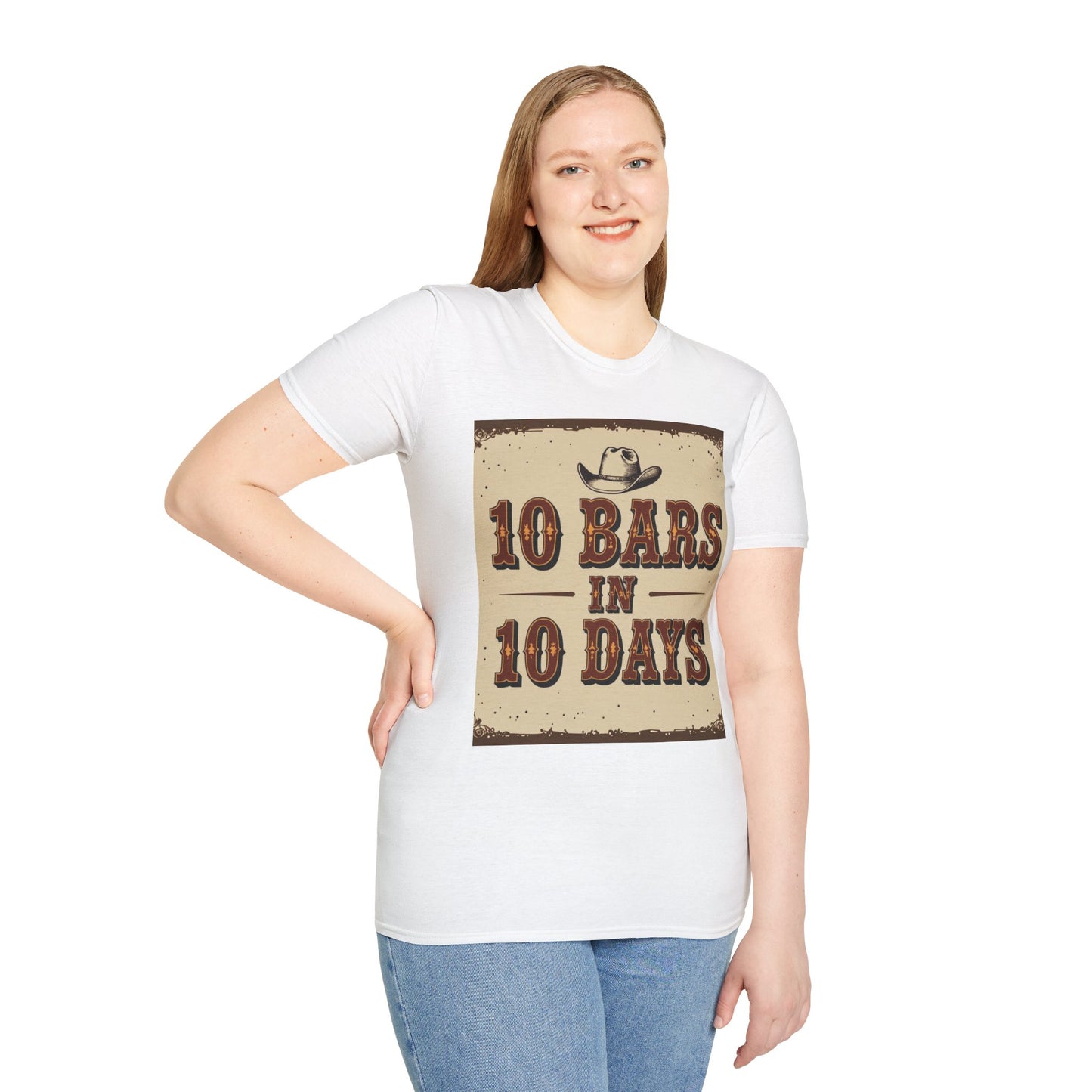 10 bars In 10 Days Western Boho, Unisex T-Shirt,