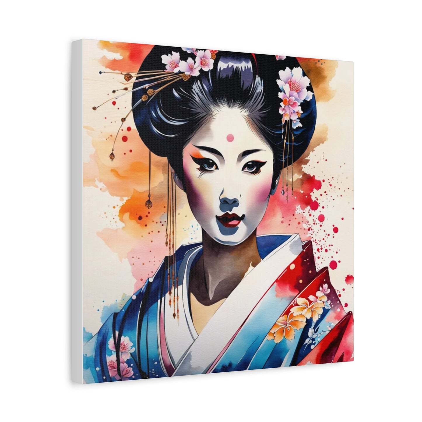 Geisha Asian Abstract Art