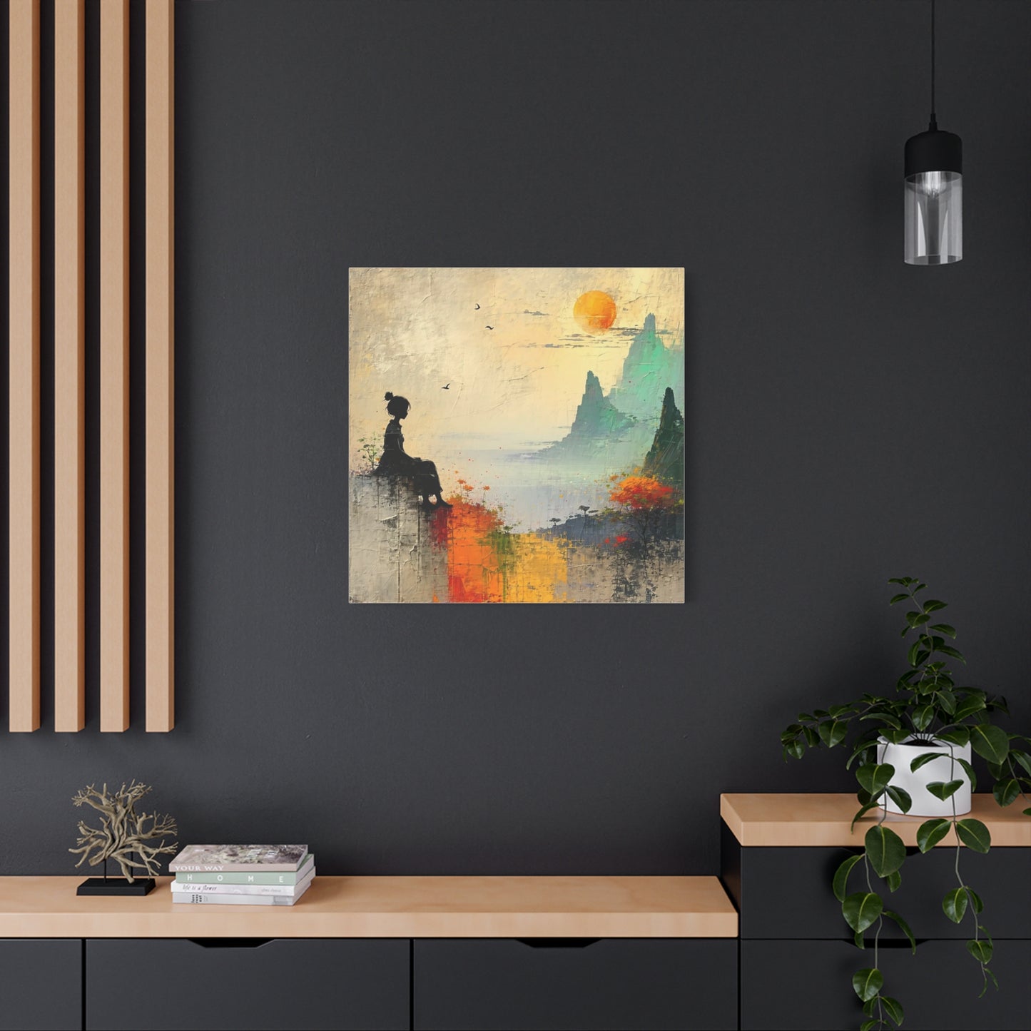 Mountain View Abstract Art