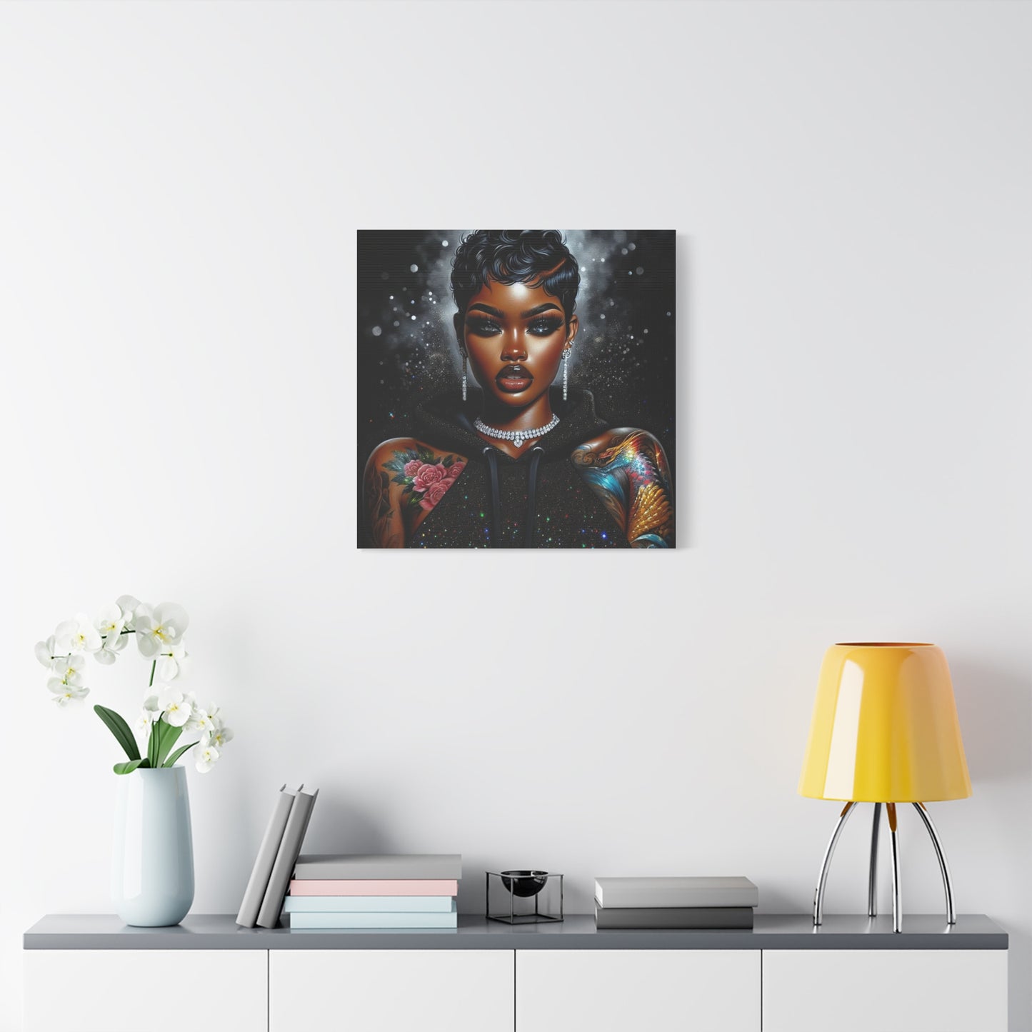 Beautiful Black Woman Canvas Art