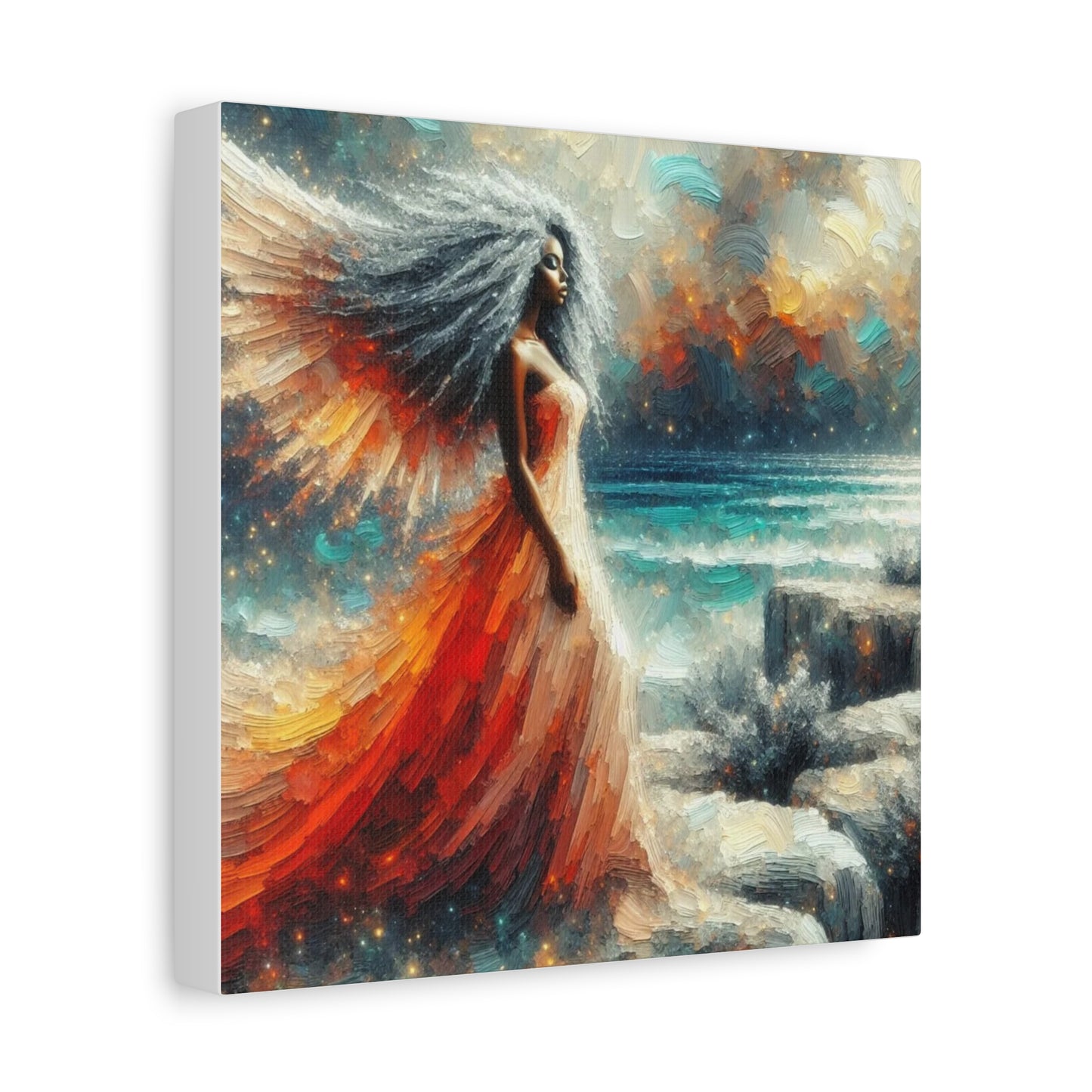 Beautiful Black Woman Canvas Art