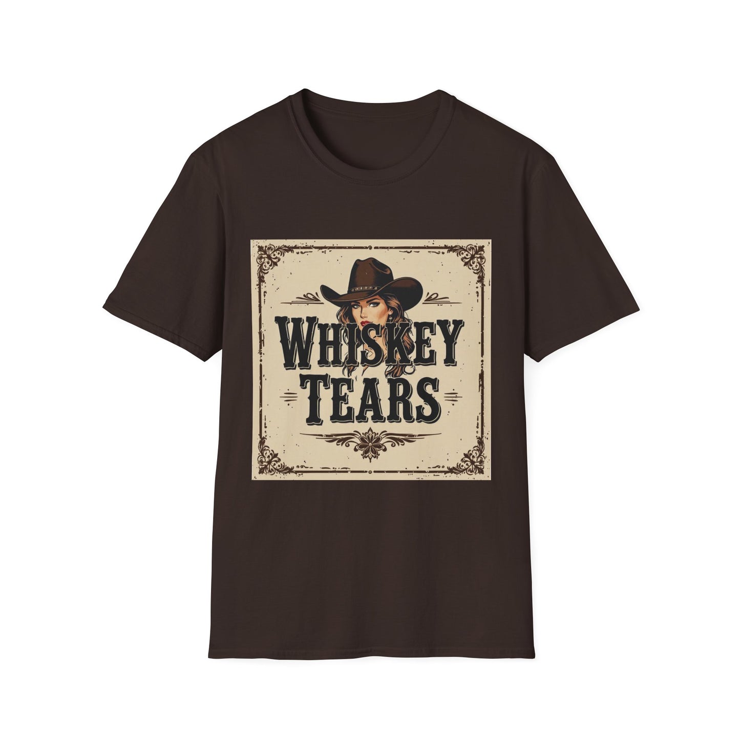 Whiskey Tears Western Boho, Unisex T-Shirt,