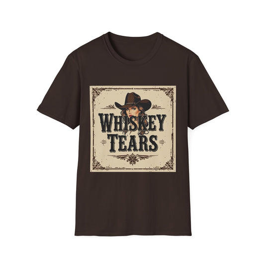 Whiskey Tears Western Boho, Unisex T-Shirt,