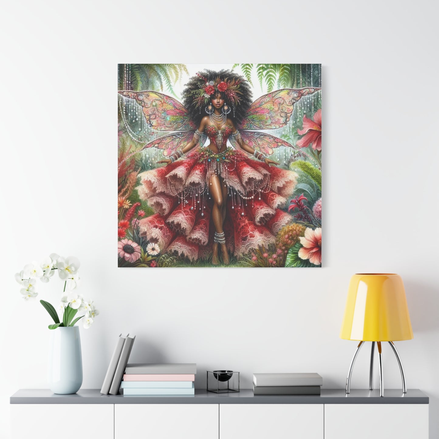 Beautiful Black Woman Canvas Art