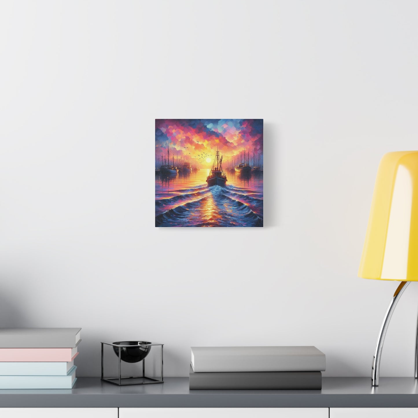 Canvas Print - Morning In the Harbor Wall Art