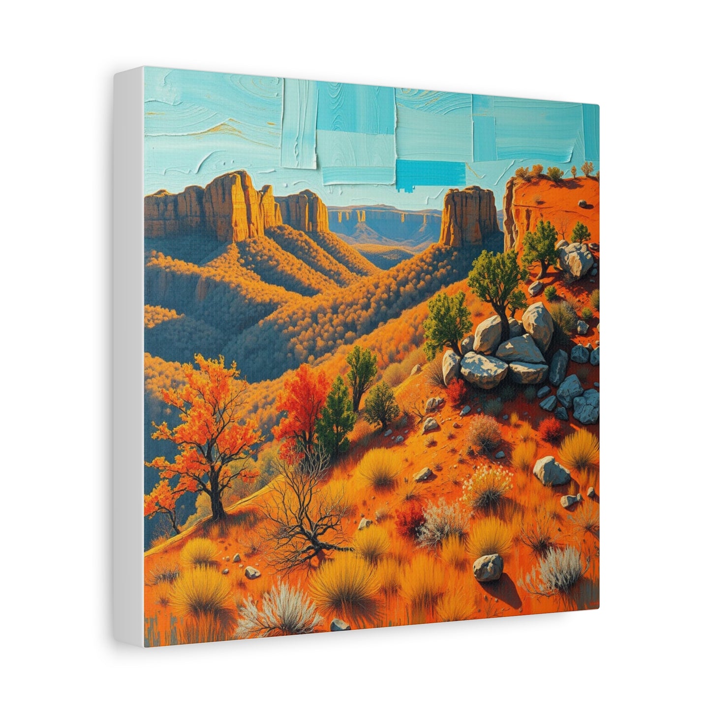 Canvas Print -Abstract 3 Southwest Landscape Wall Art