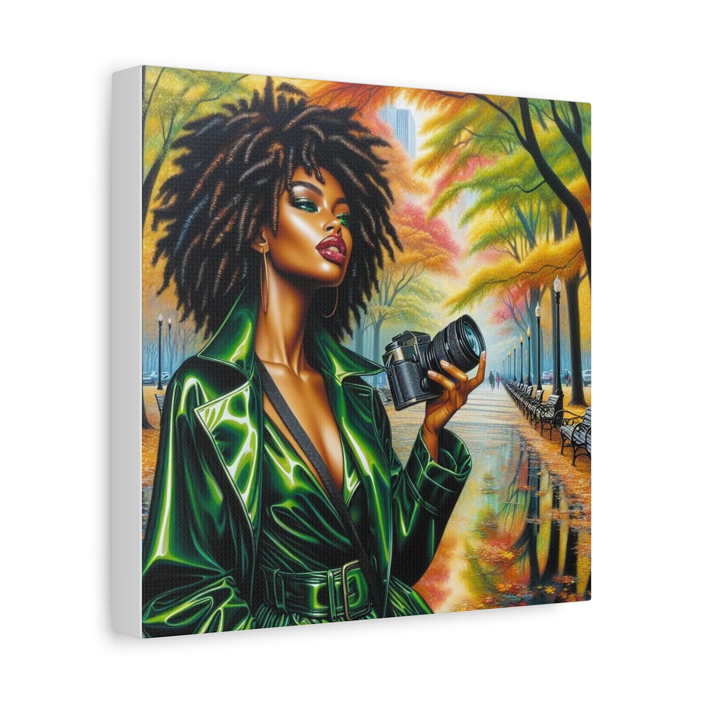 Beautiful Black Woman Canvas Art