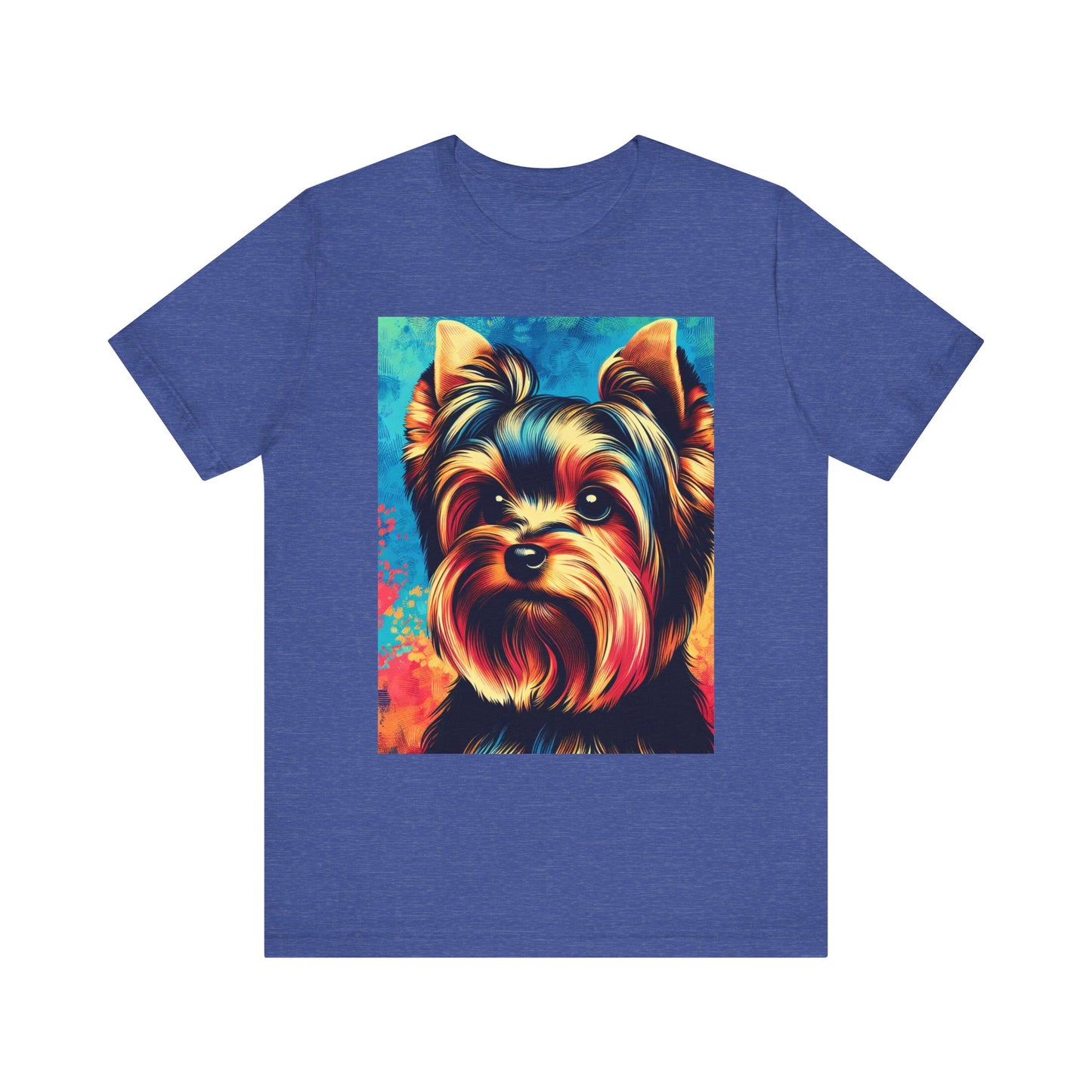 Retro Colorful Yorkie Tee - Unisex Shirt