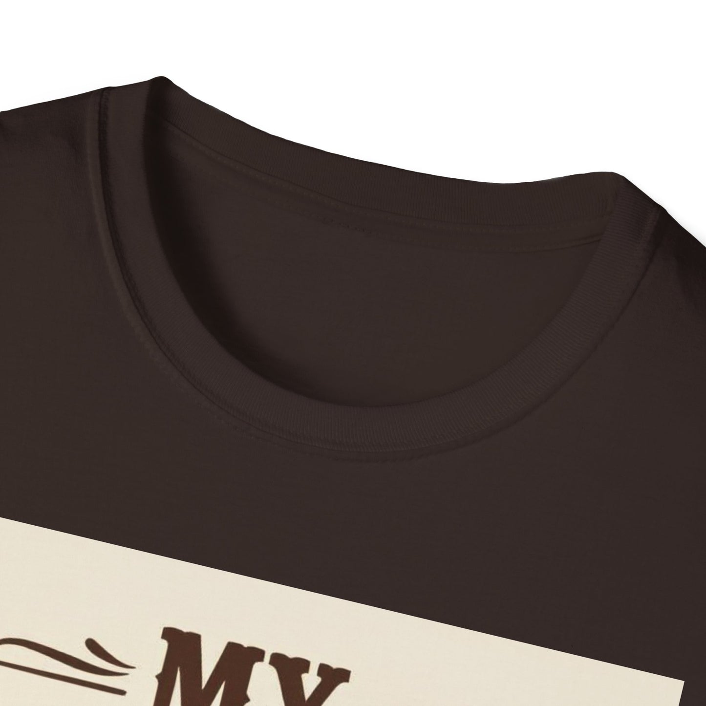 My Barstool Makes Me Feel Warm and Safe Western Boho, Unisex T-Shirt,