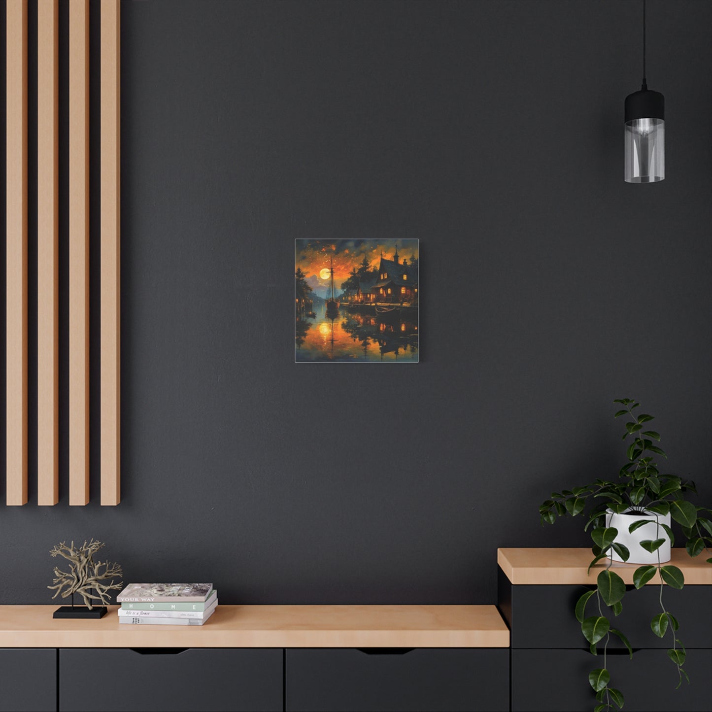 Wall Art - Harbor Glow Matte Canvas