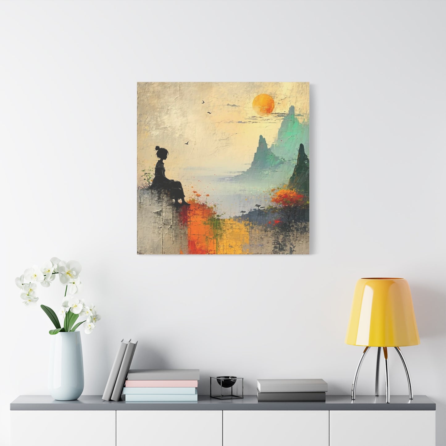 Mountain View Abstract Art