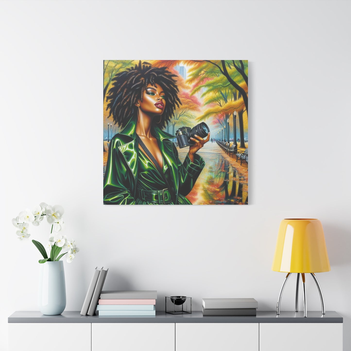Beautiful Black Woman Canvas Art