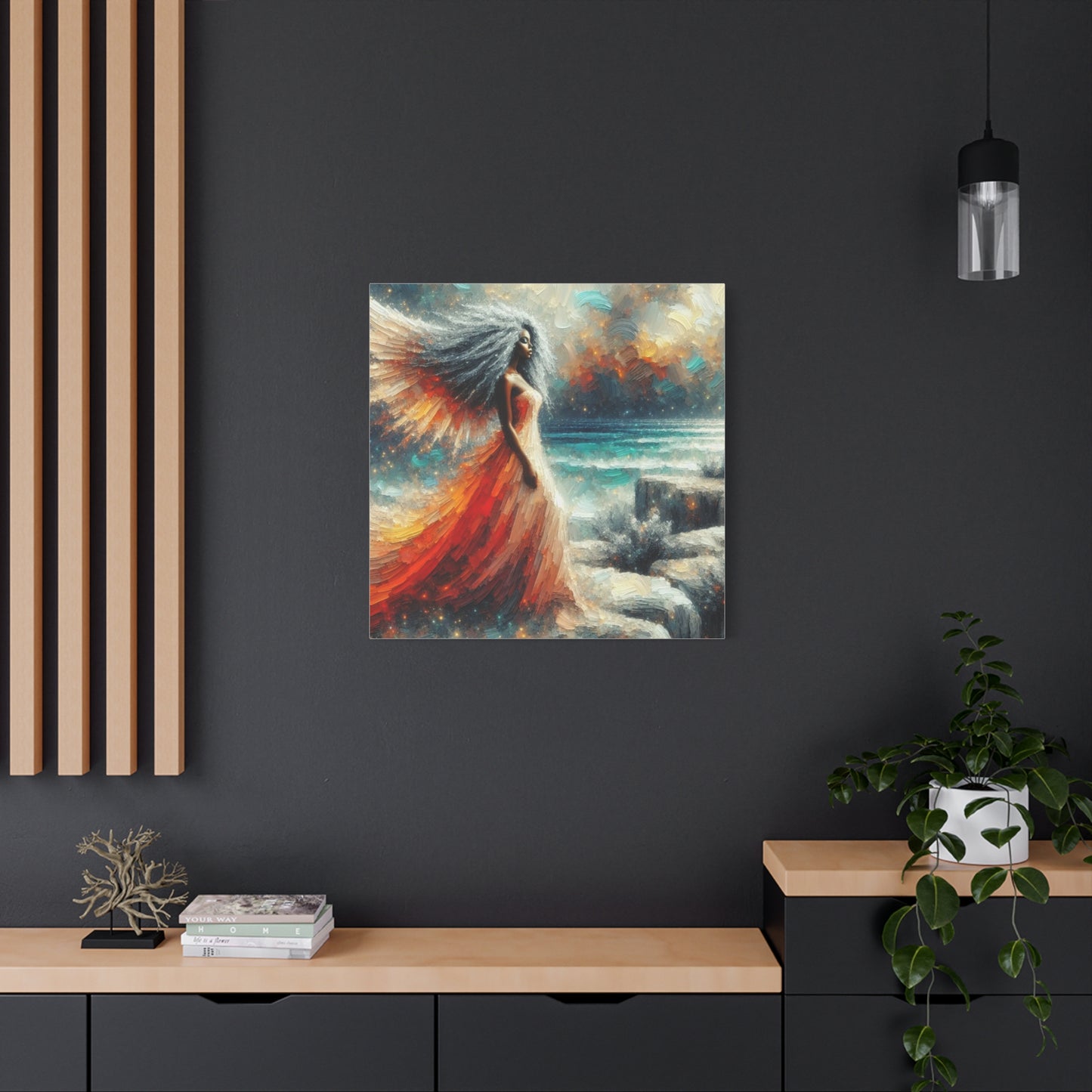 Beautiful Black Woman Canvas Art