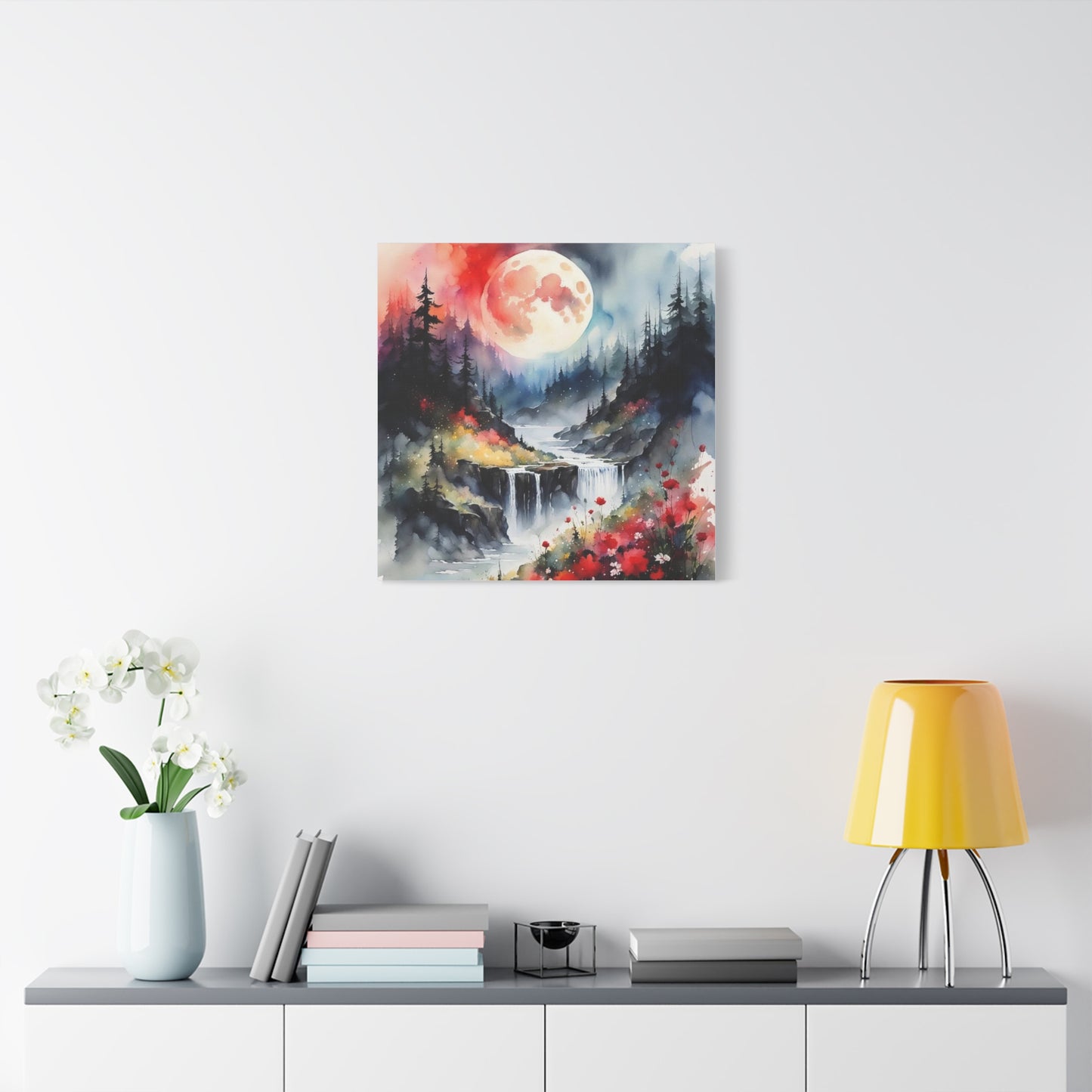 Large Moon Asian Abstract Art