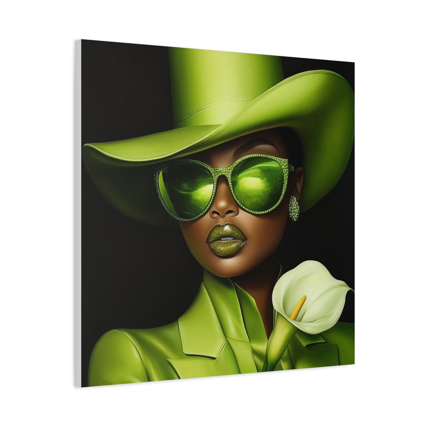 Beautiful Black Woman Canvas Art