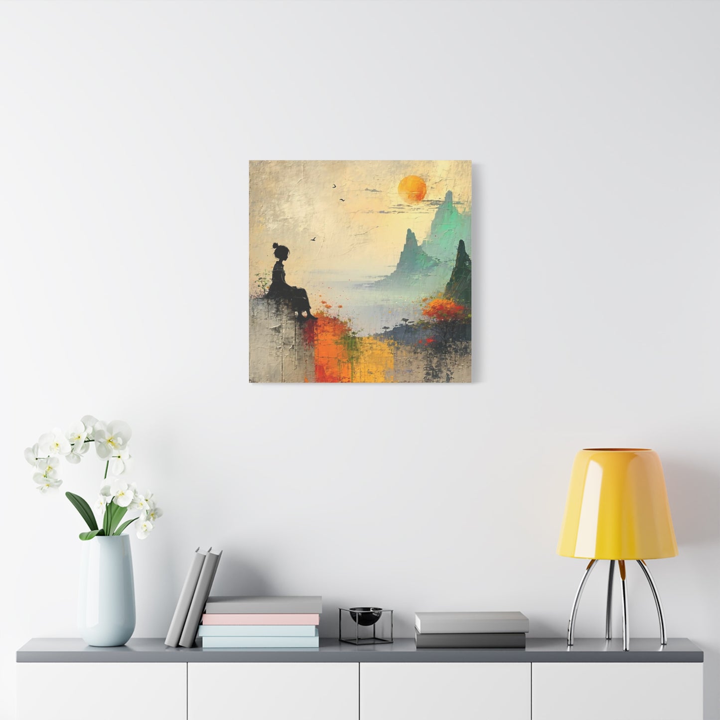 Mountain View Abstract Art