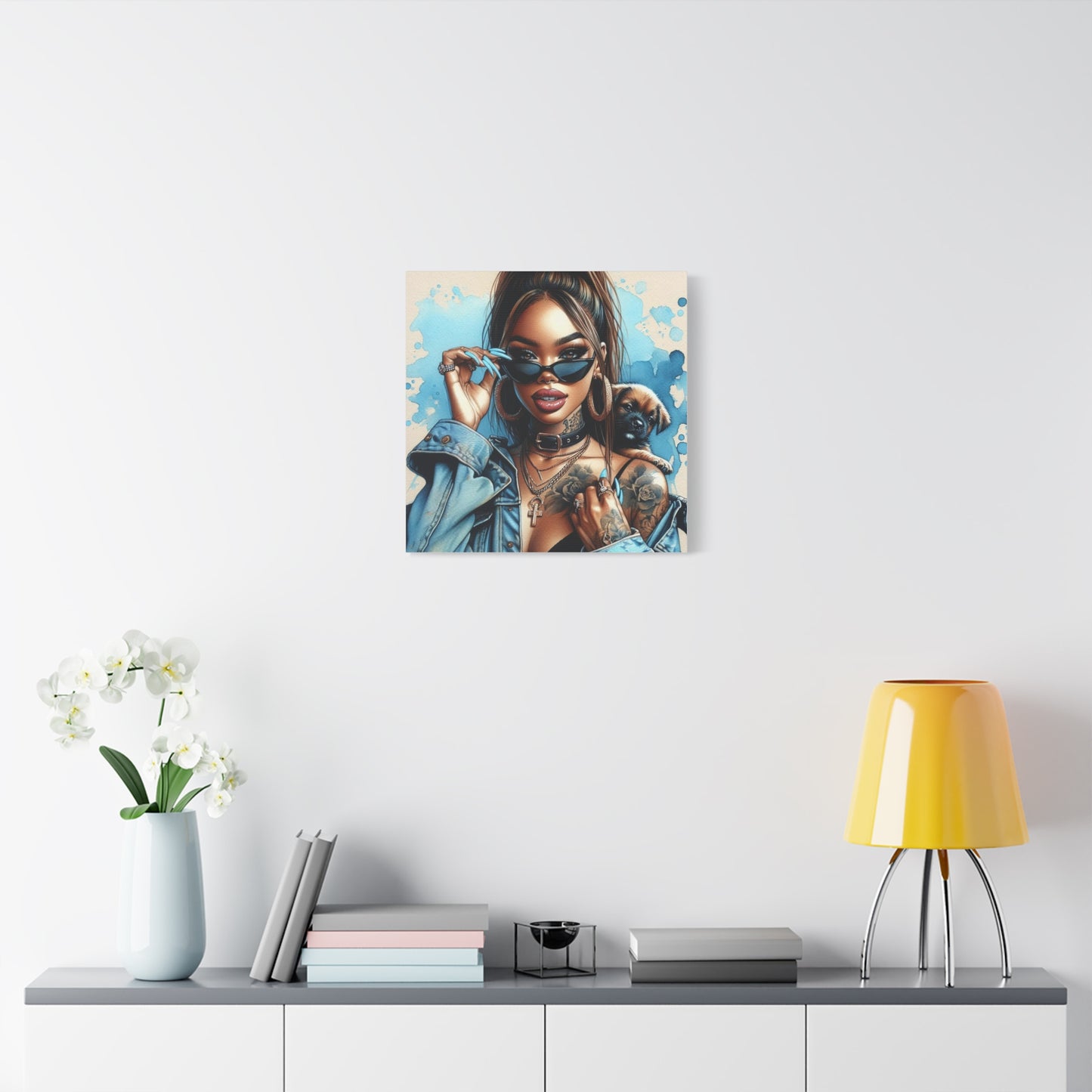 Beautiful Black Woman Canvas Art
