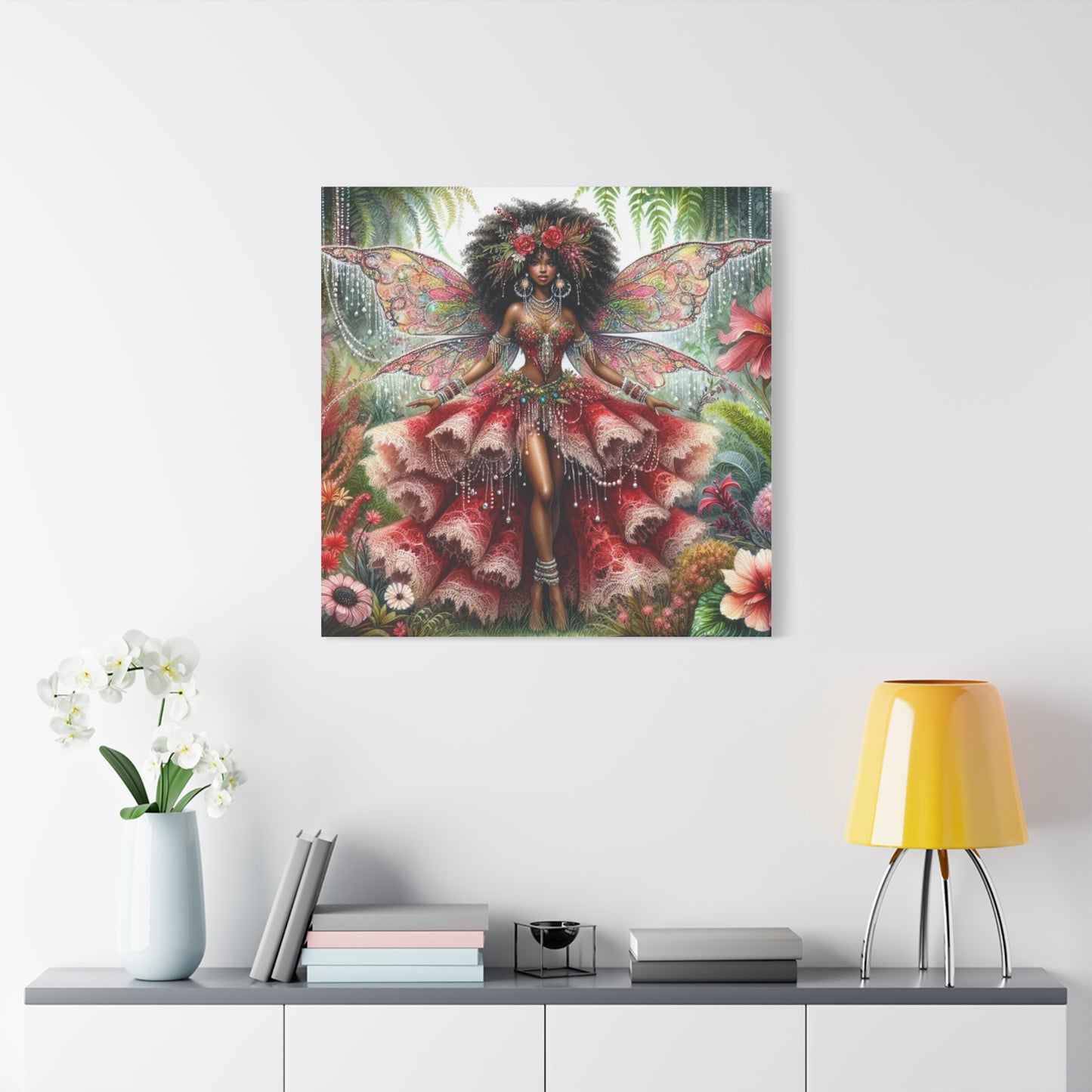 Beautiful Black Woman Canvas Art