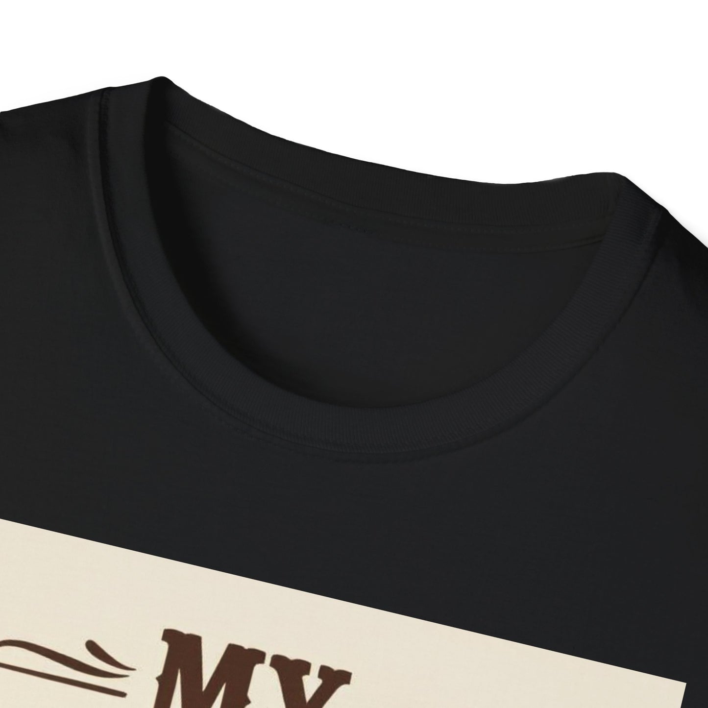 My Barstool Makes Me Feel Warm and Safe Western Boho, Unisex T-Shirt,