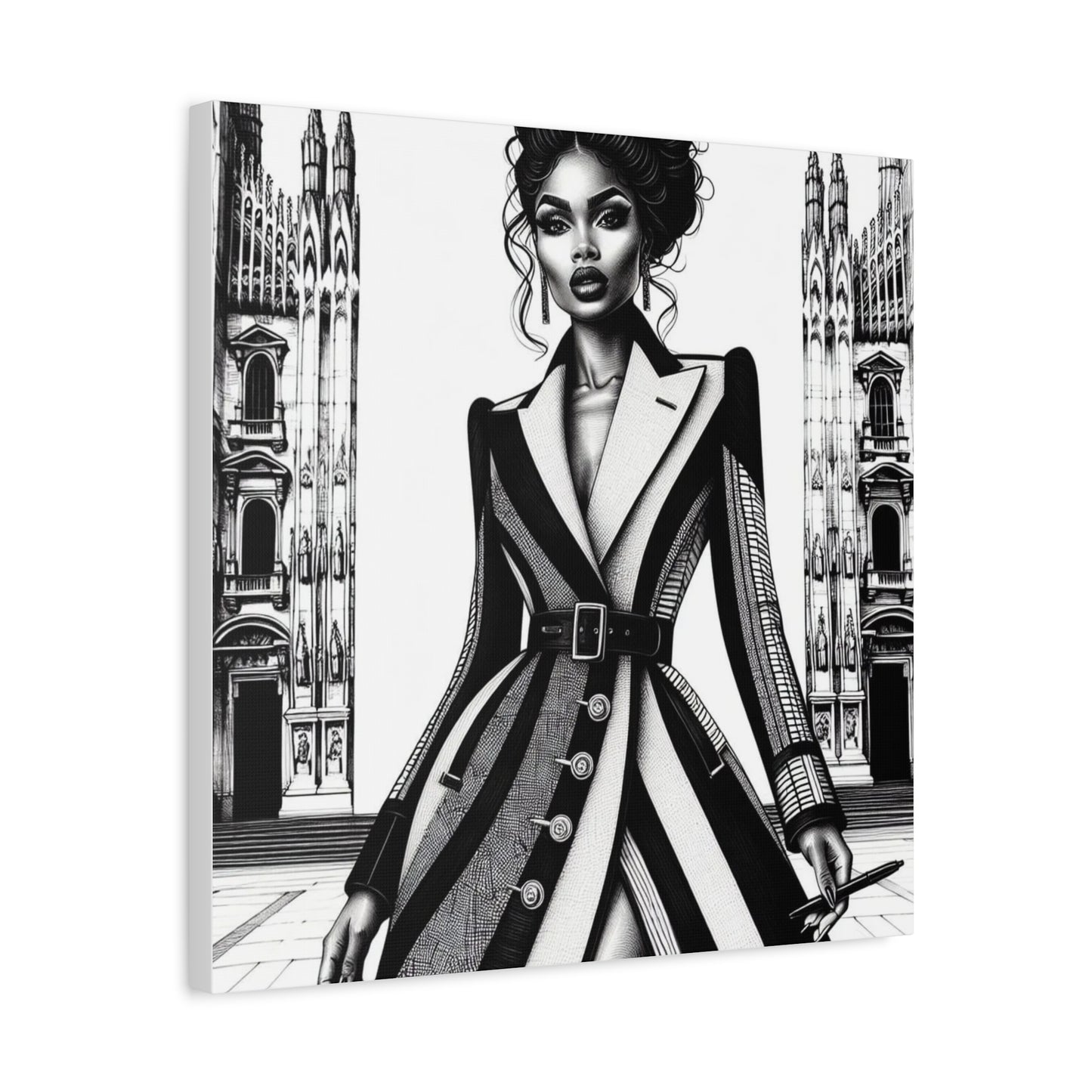 Beautiful Black Woman Canvas Art