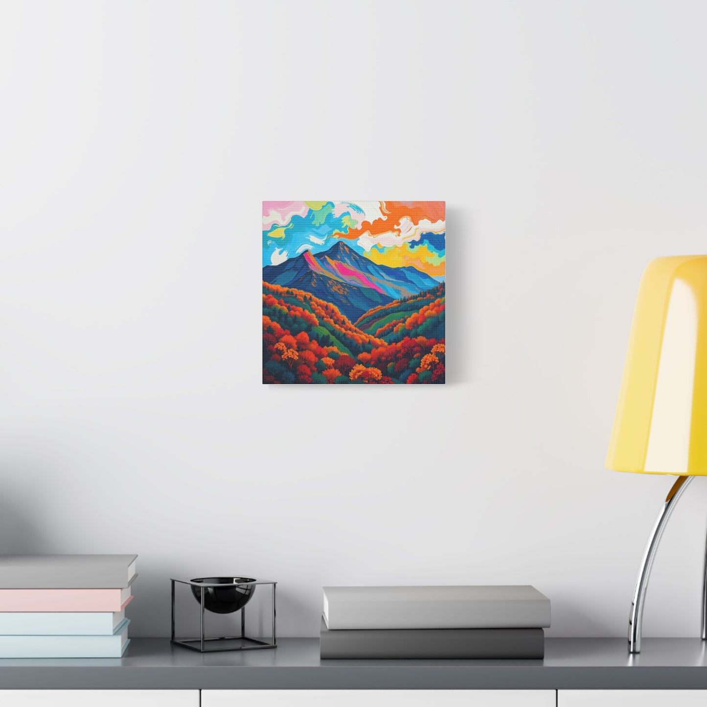 Canvas Wall Art - Abstract Black Hills Scenic