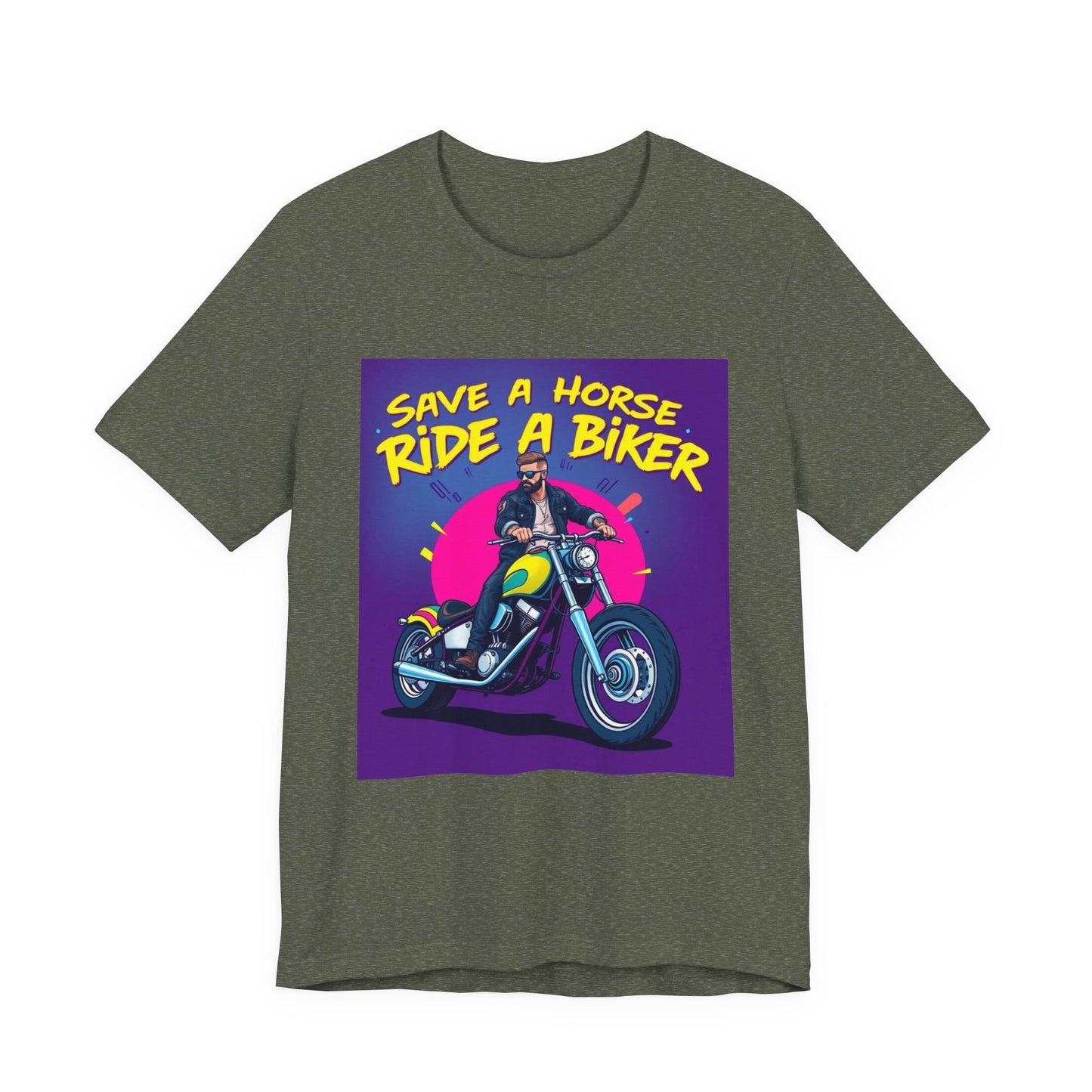 Save a Horse Ride a Biker Tee 1