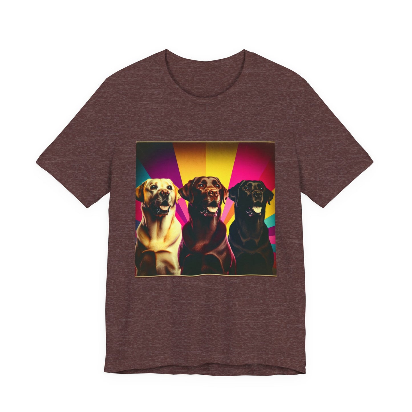 Retro Colorful Labrador Retrievers Tee - Unisex Shirt