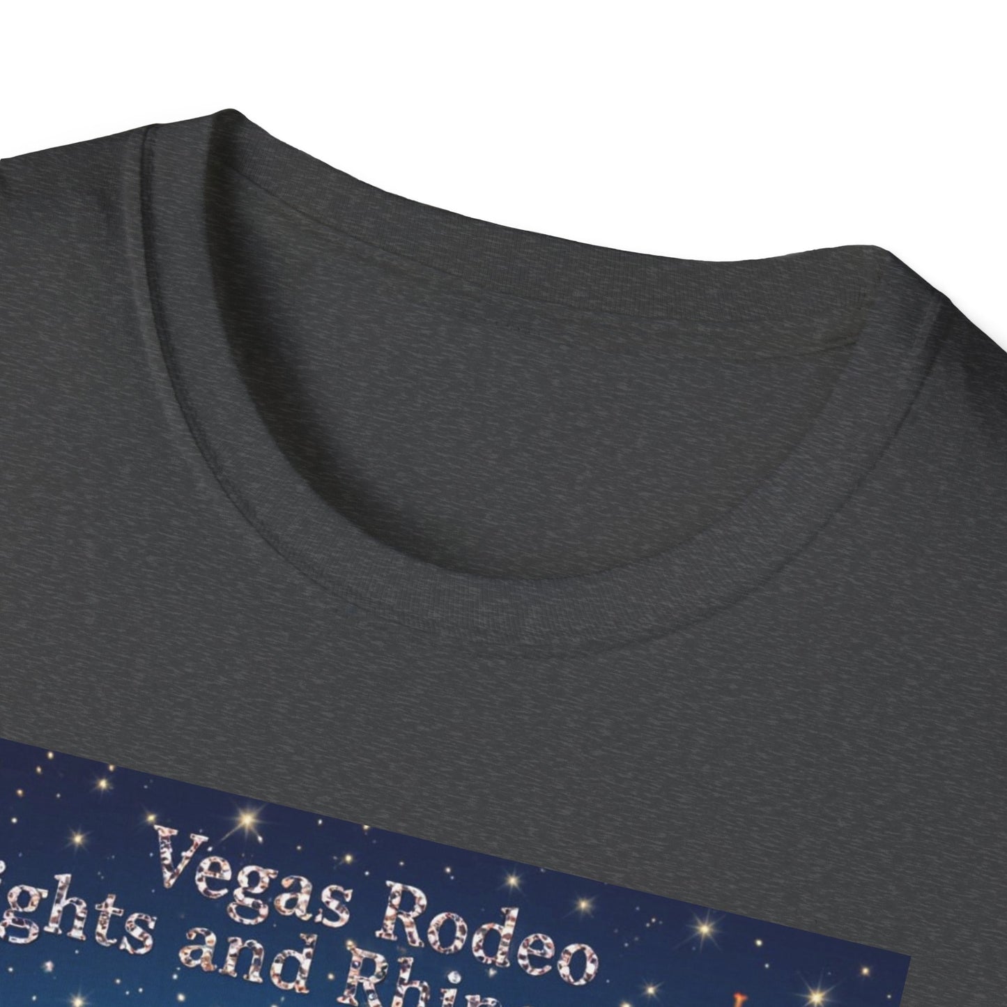 Vegas Rodeo Lights and Rhinestones Western Boho, Unisex T-Shirt,