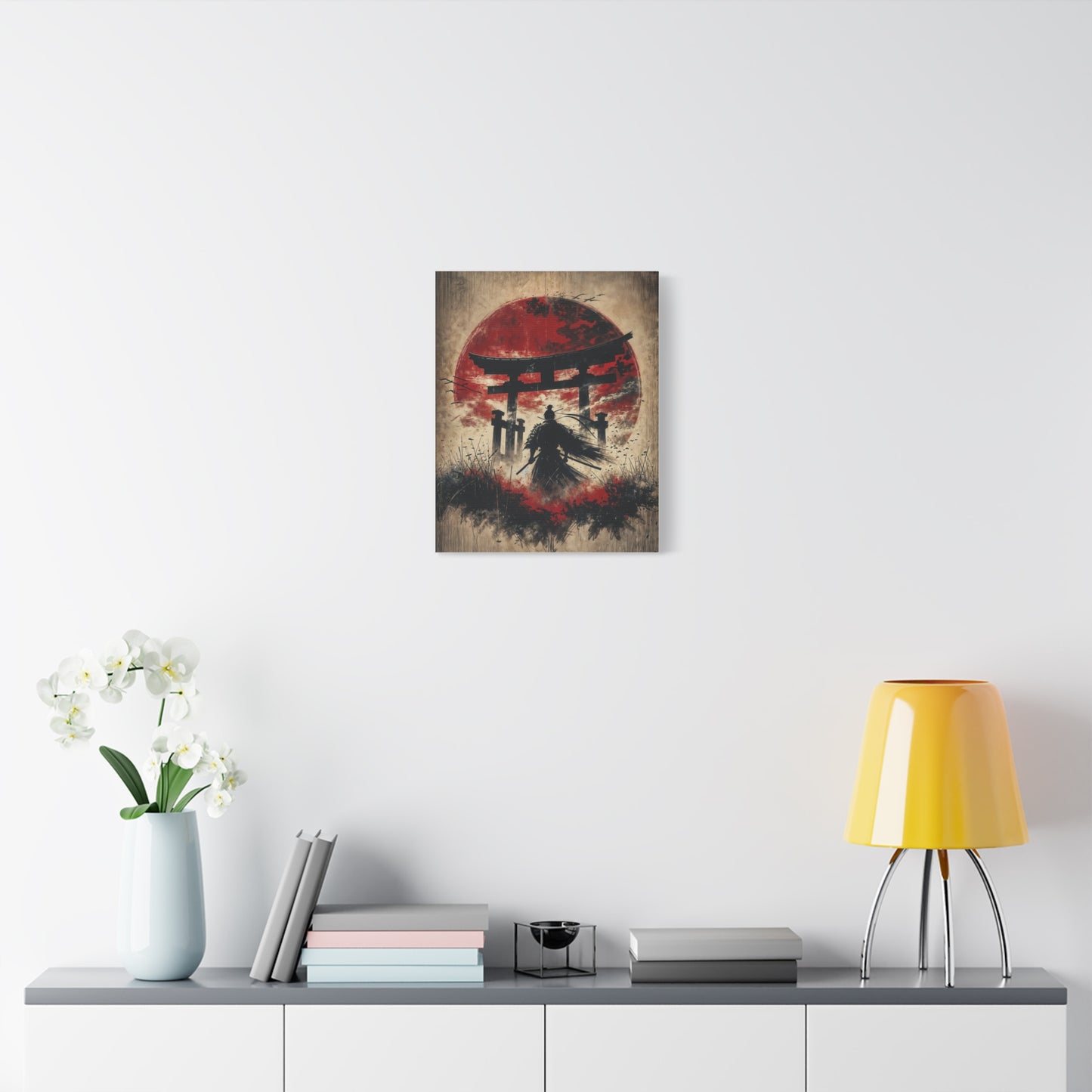 Samurai Asian Abstract Art