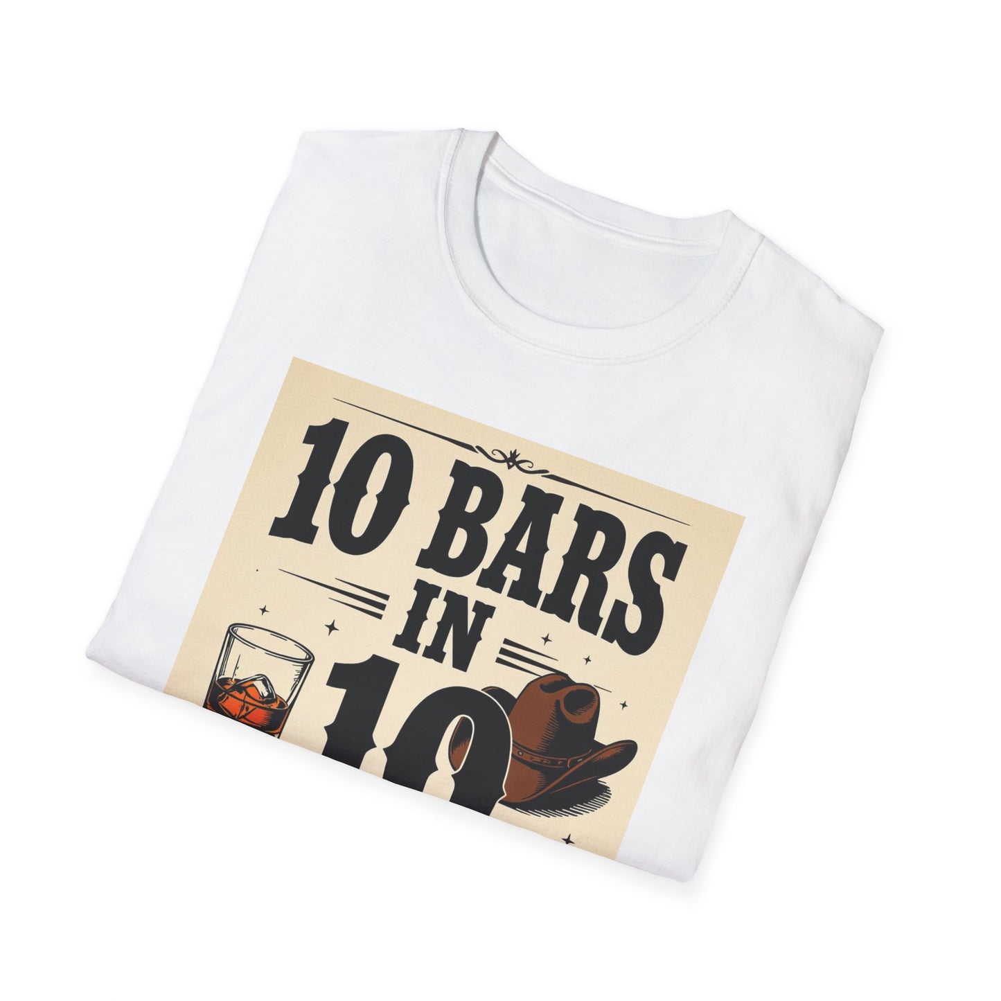 10 bars In 10 Days Western Boho, Unisex T-Shirt,