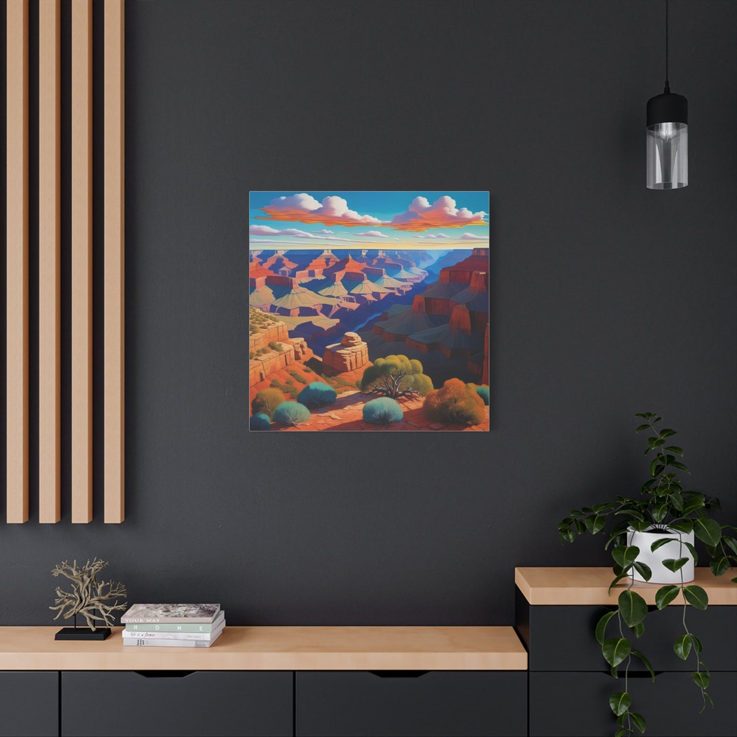 Canvas Print - Grand Canyon Abstract Art 3