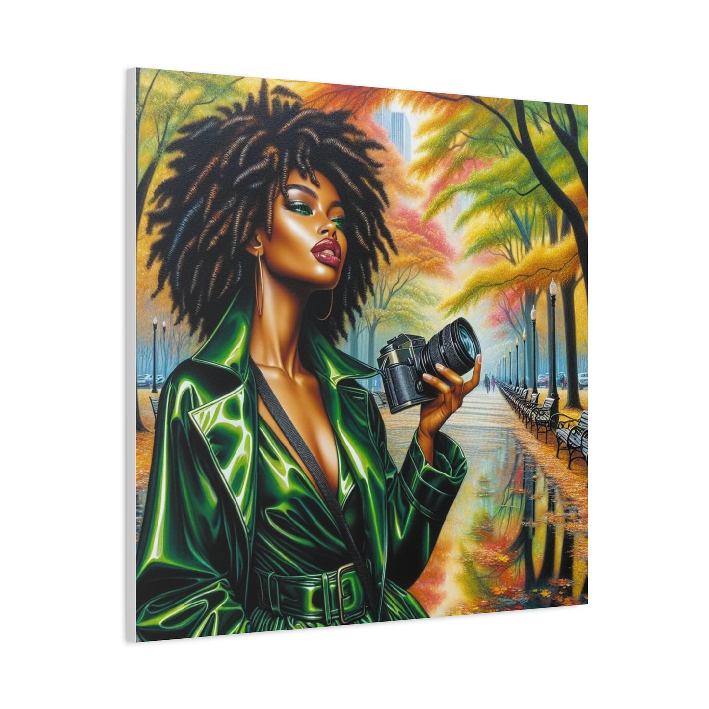 Beautiful Black Woman Canvas Art
