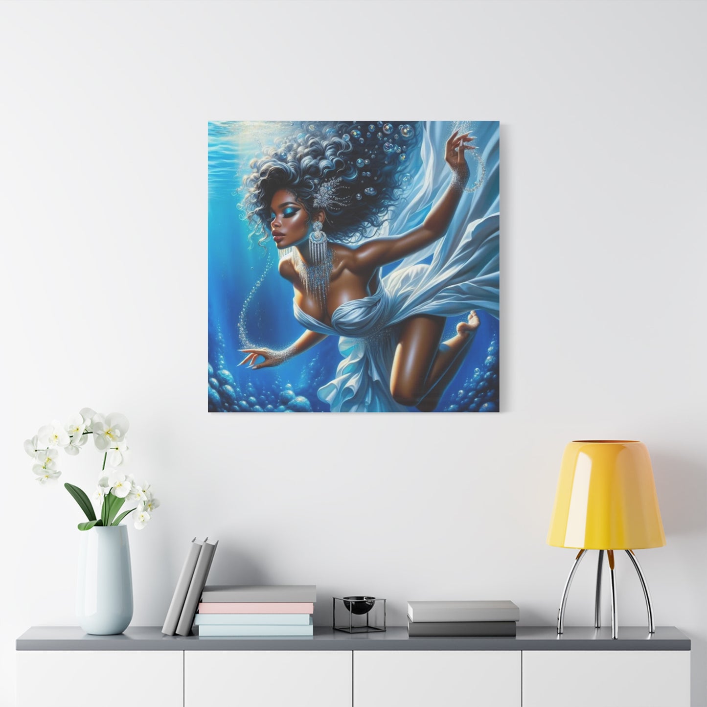 Beautiful Black Woman Canvas Art