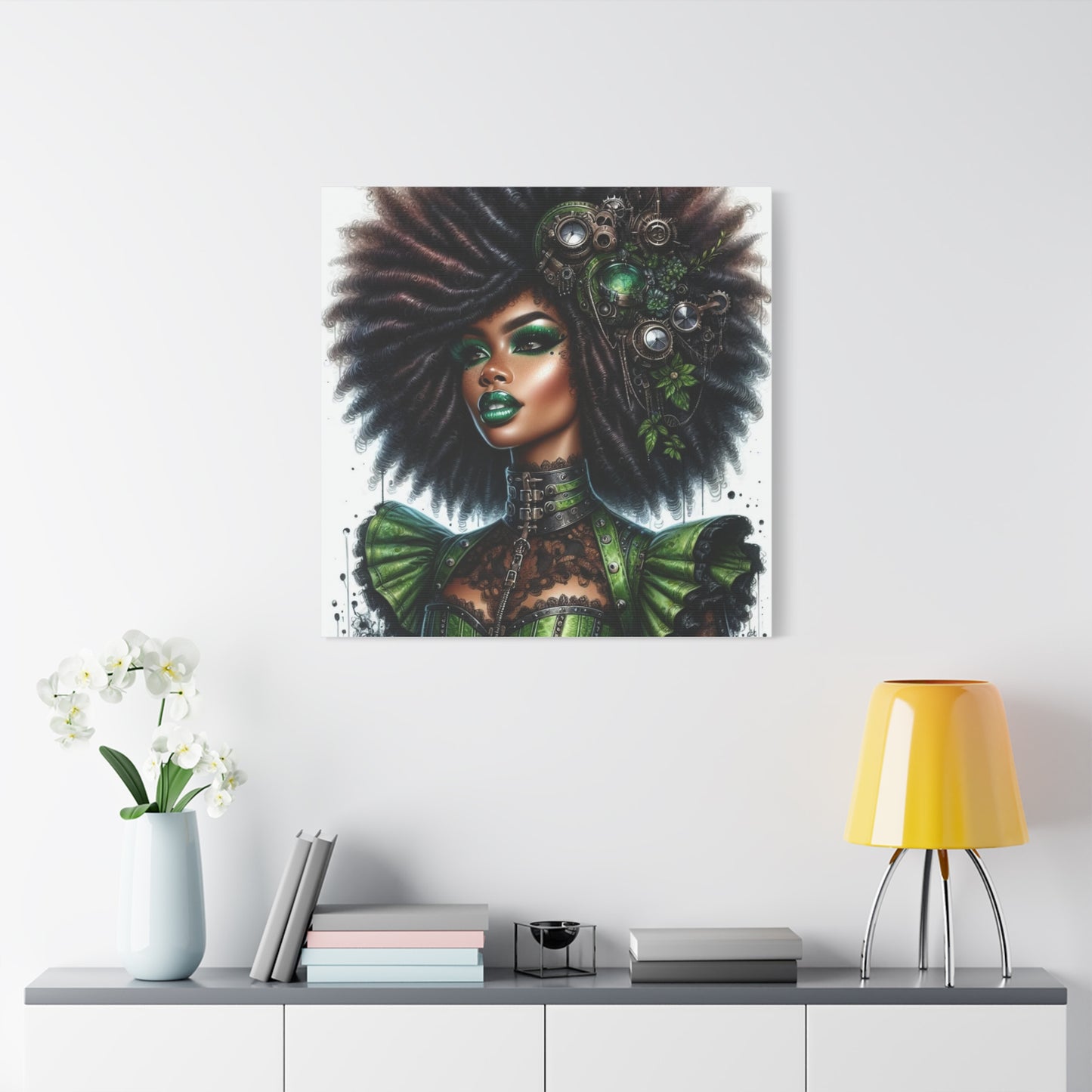 Beautiful Black Woman Canvas Art