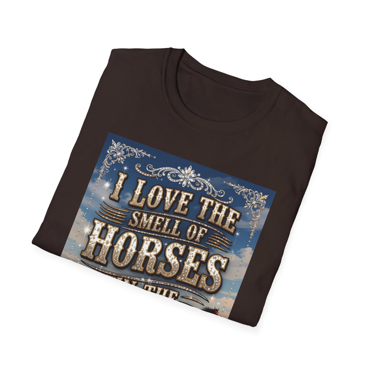 I Love the Smell of Horses in the Morning Western Boho, Unisex T-Shirt,