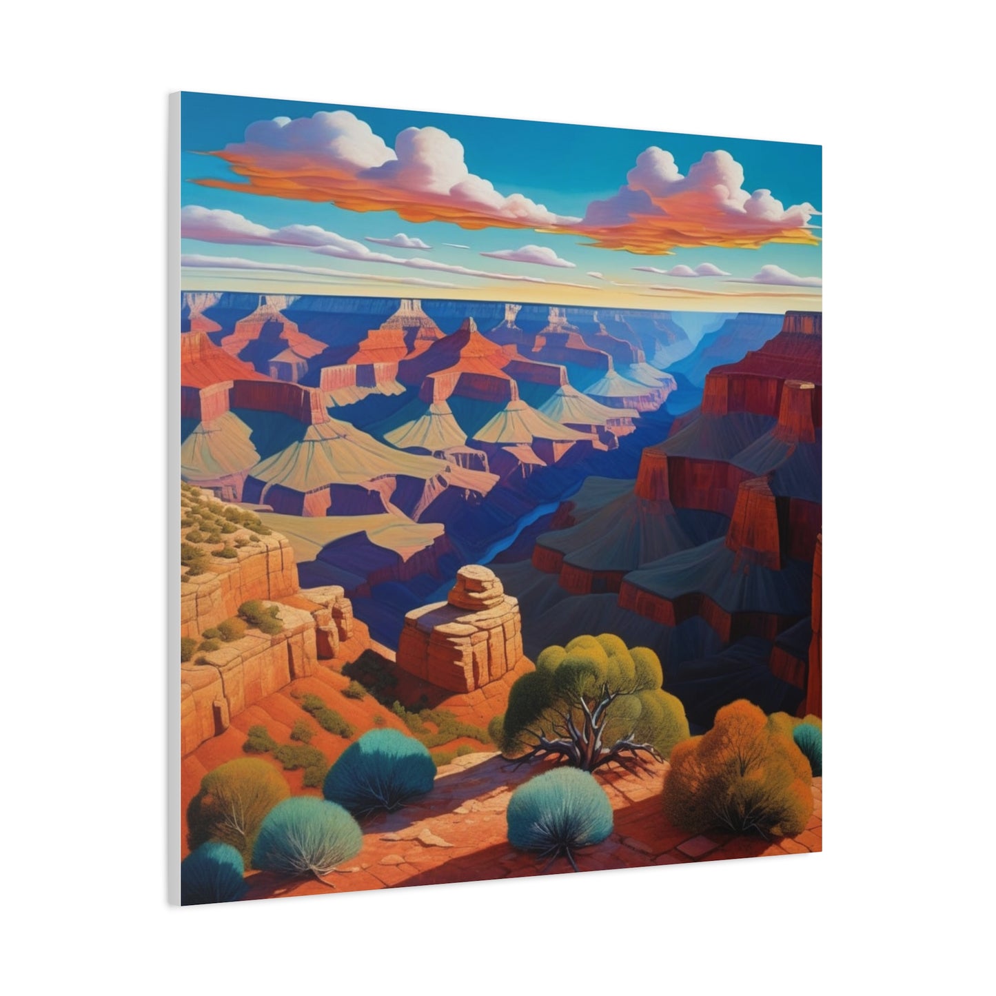 Canvas Print - Grand Canyon Abstract Art 3