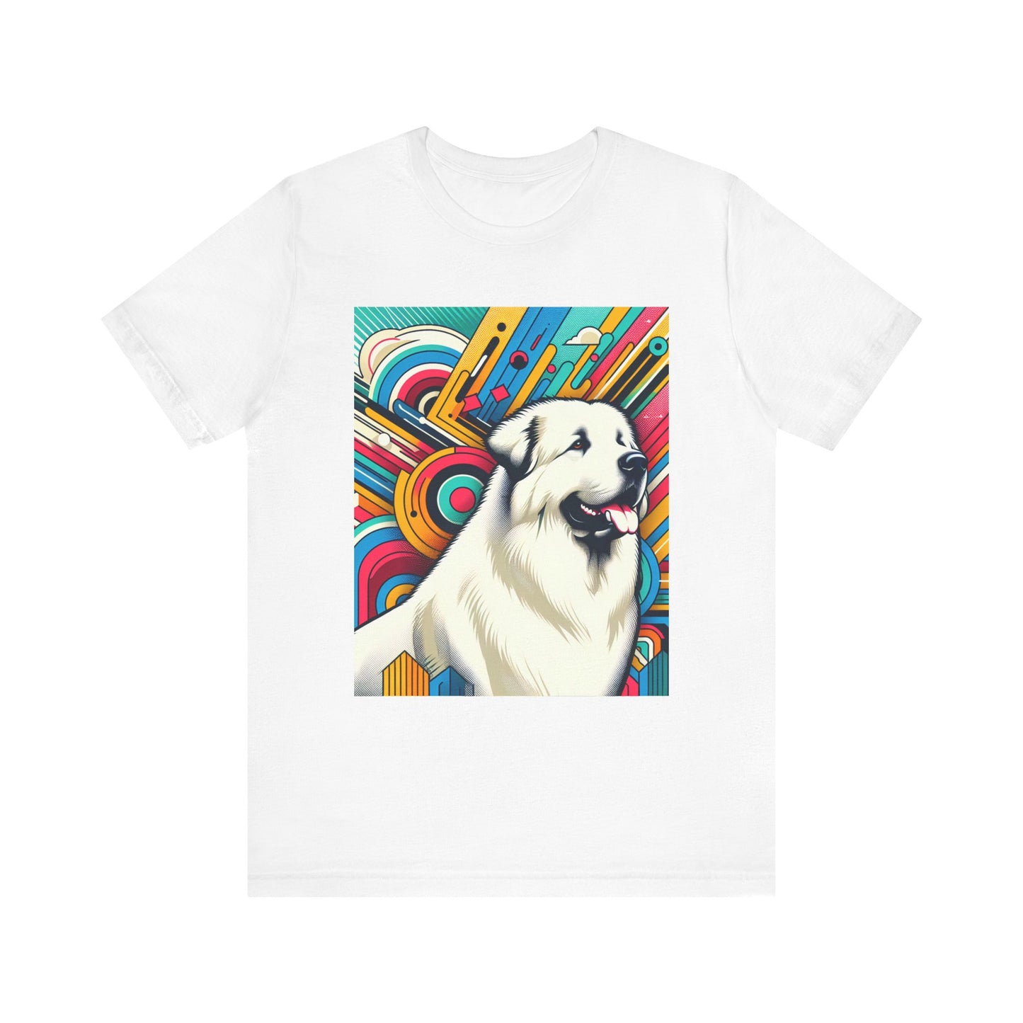 Retro Colorful Great PyreneesTee - Unisex Shirt