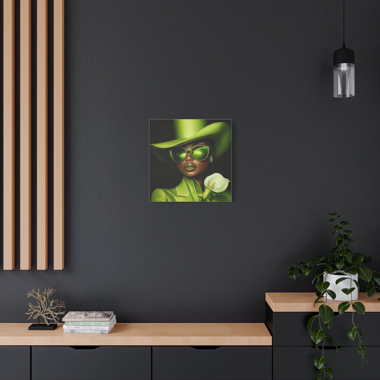 Beautiful Black Woman Canvas Art
