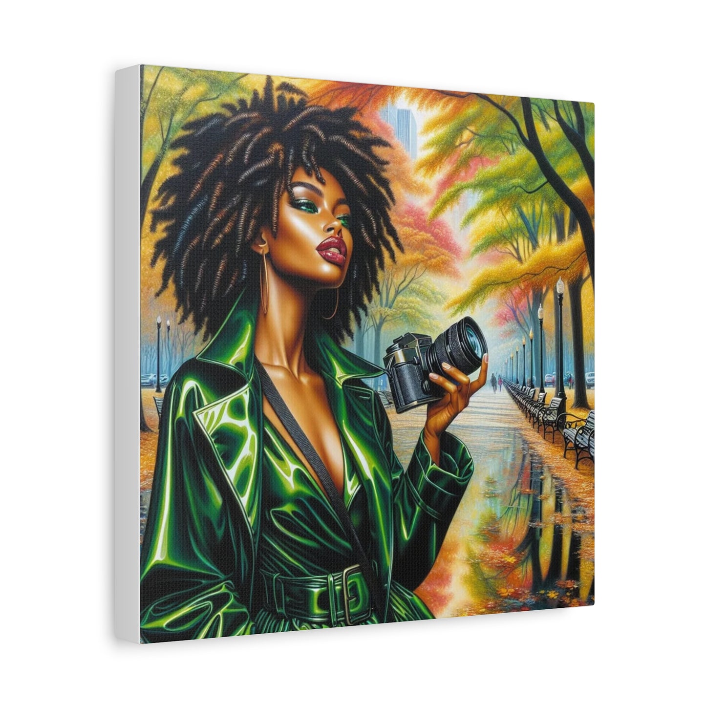Beautiful Black Woman Canvas Art