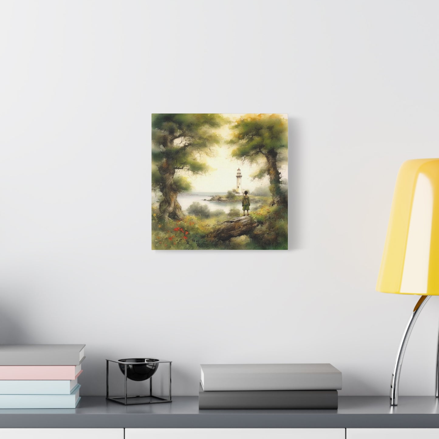 Boy and the Lighthouse Art