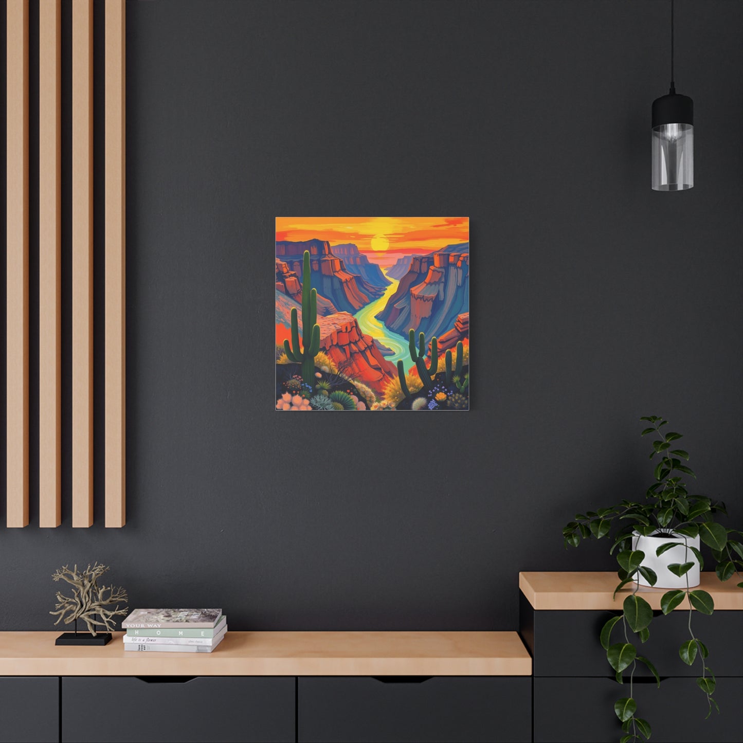 Canvas Print - Grand Canyon Abstract Art 1