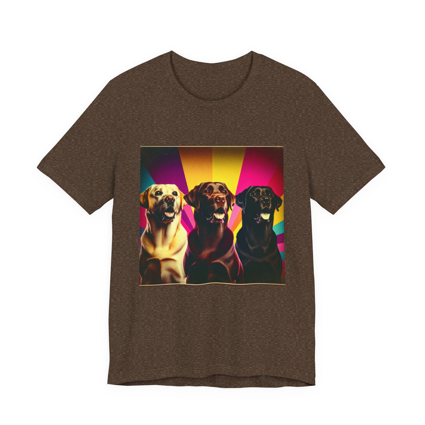 Retro Colorful Labrador Retrievers Tee - Unisex Shirt