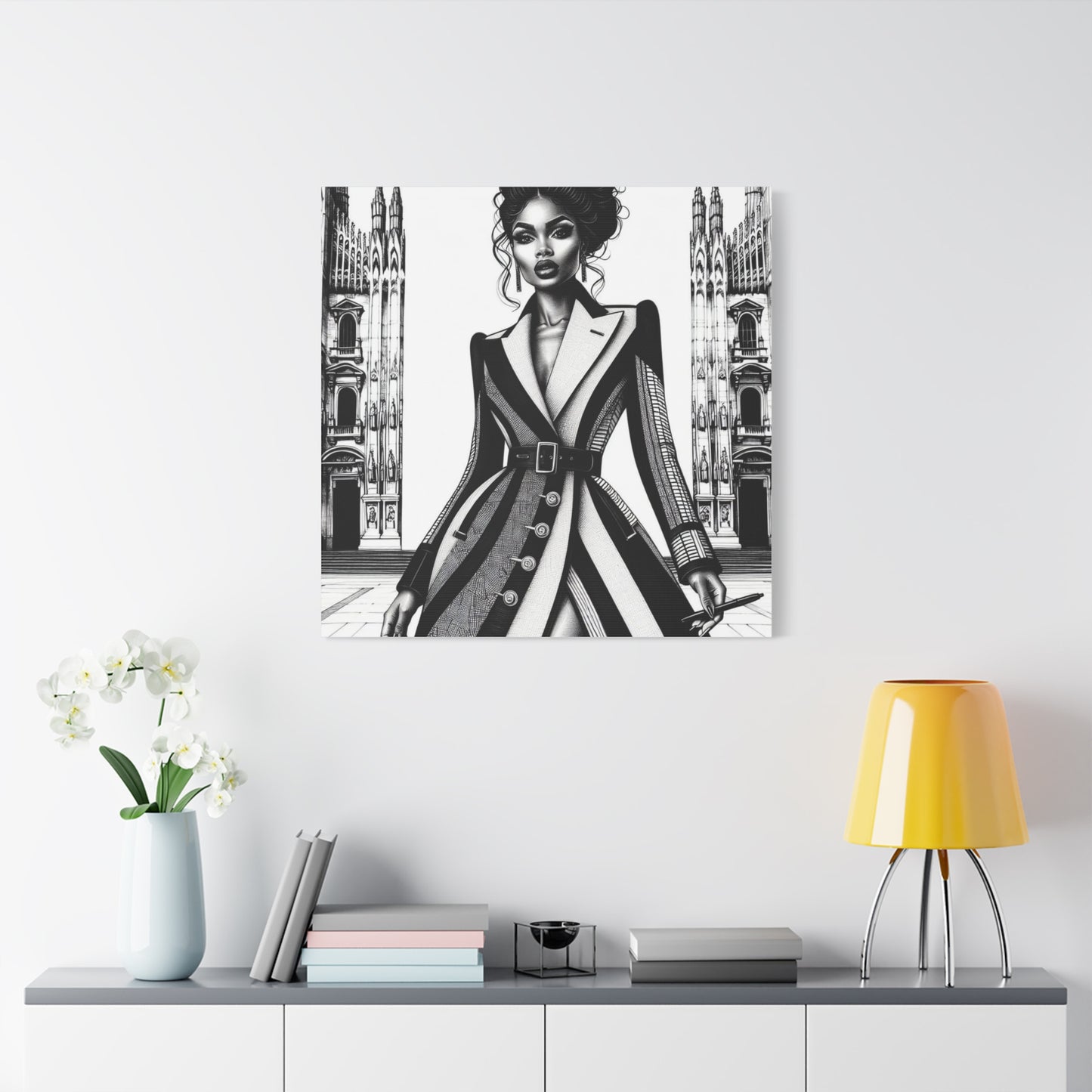 Beautiful Black Woman Canvas Art