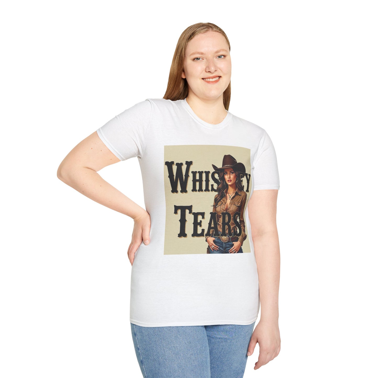 Whiskey Tears Western Boho, Unisex T-Shirt,